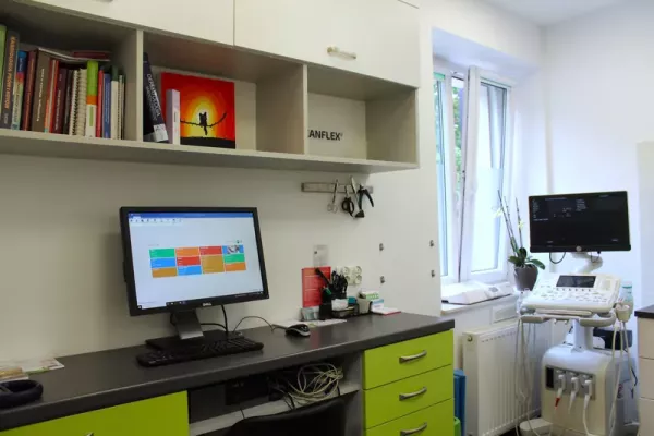 Stanowisko diagnostyczne USG w przychodni Zwierzak